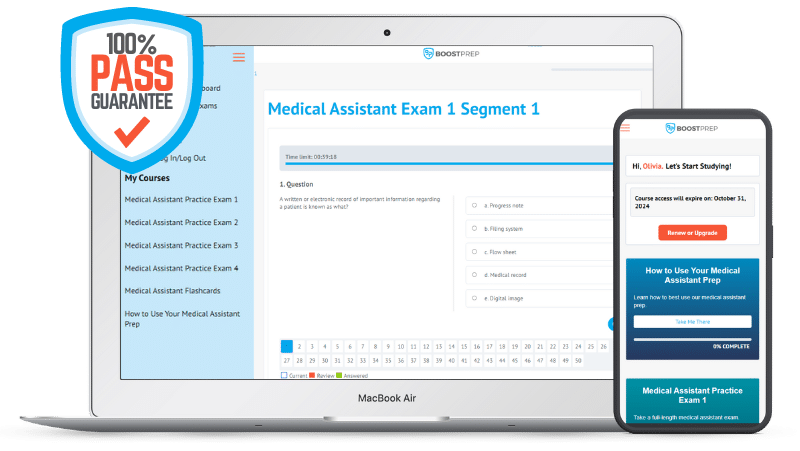 An image showing the BoostPrep medical assistant prep course
